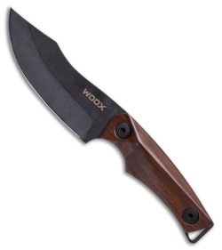 WOOX Bad Boy Hunter Fixed Blade Knife American Walnut (3.75" Acid Wash)