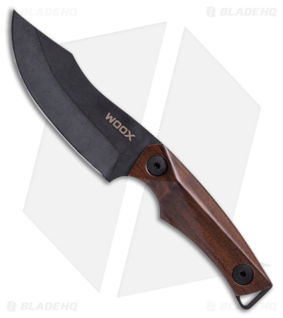 WOOX Bad Boy Hunter Fixed Blade Knife American Walnut (3.75" Acid Wash)