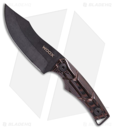 WOOX Bad Boy Hunter Fixed Blade Knife X-Grip Micarta (3.75" Acid Wash)