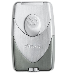 Xikar Enigma Dual Flame Lighter (Gunmetal/Satin) 570GM