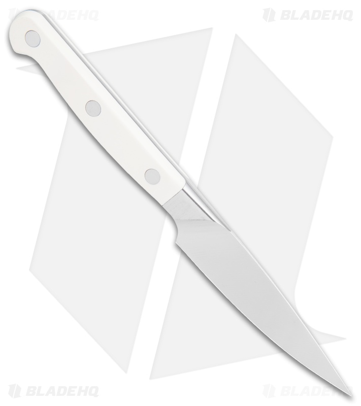 Zwilling Pro Le Blanc 4" Paring Kitchen Knife White Three Pin
