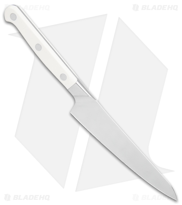 Zwilling Pro Le Blanc 5.5" Utility Prep Kitchen Knife White Three Pin