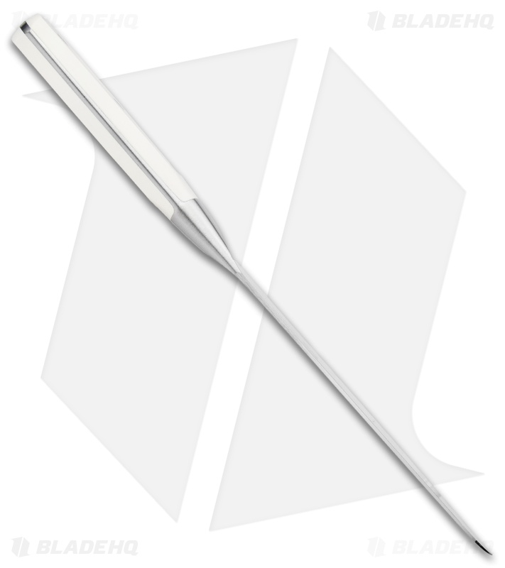 Zwilling Pro Le Blanc 7" Hollow Edge Santoku Kitchen Knife White Three Pin