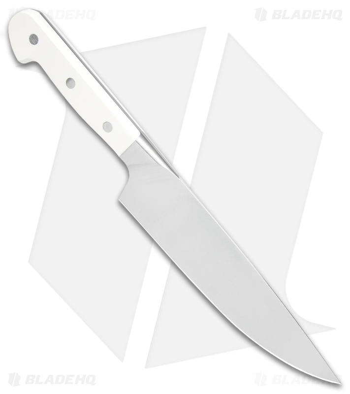 Zwilling Pro Le Blanc 8" Chef's Kitchen Knife White Three Pin