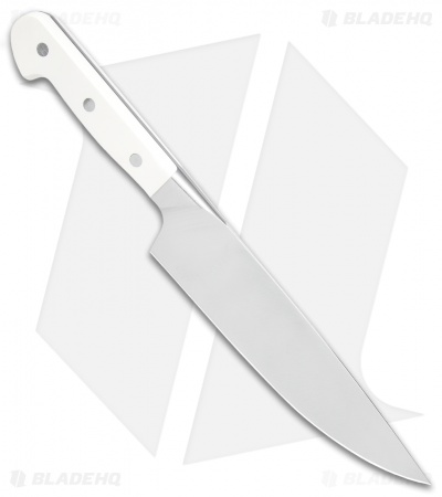Zwilling Pro Le Blanc 8" Chef's Kitchen Knife White Three Pin