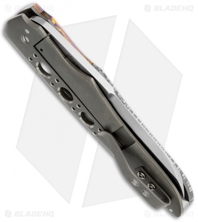 Jason Clark Custom Wharncliffe Folding Knife Moku-Ti/C-Tek (3.625" Plain)