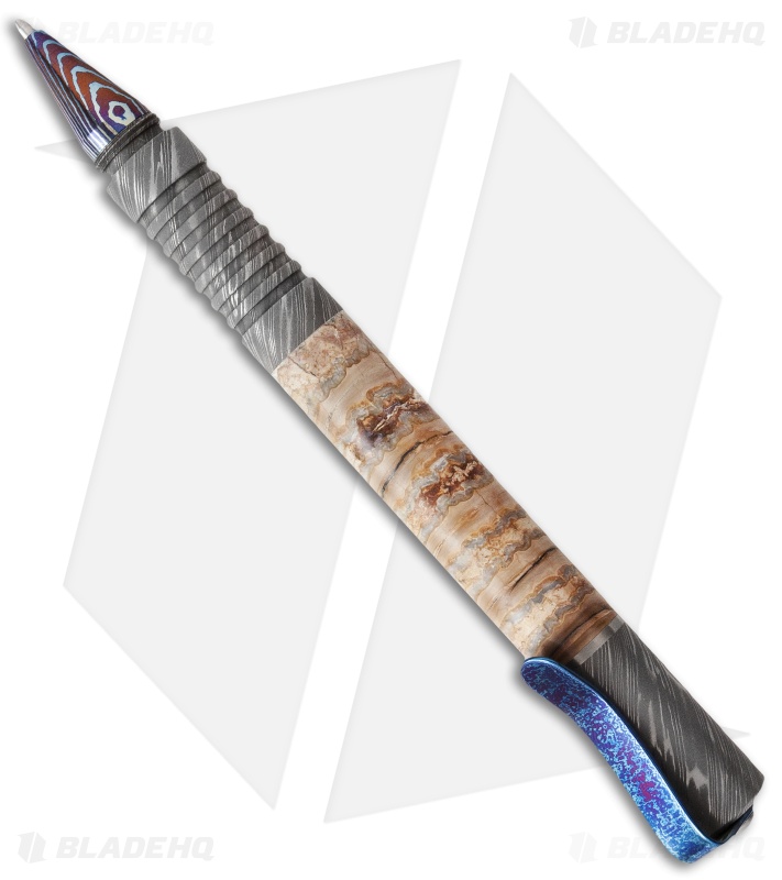 Matthew Martin Tactical 500 Series Pen (Mammoth/Damascus/Moku-Ti)