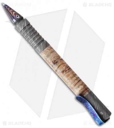 Matthew Martin Tactical 500 Series Pen (Mammoth/Damascus/Moku-Ti)