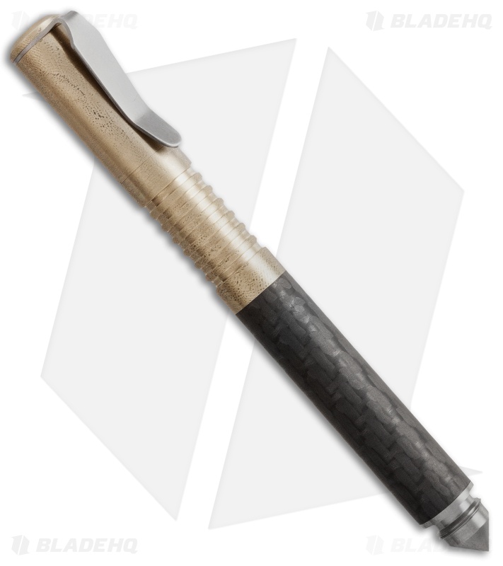 Matthew Martin Tactical 500 Series Screw Cap Pen (Bronze/Carbon Fiber)