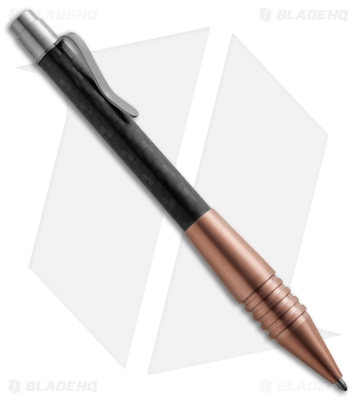 Matthew Martin Tactical 400 Series Click Pen (Copper/Carbon Fiber)