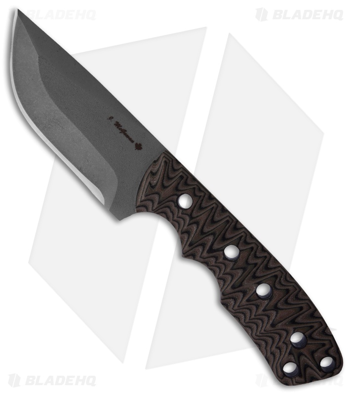 James McGowan Aggressor Fixed Blade Knife G-10 (4" Bead Blast Plain)