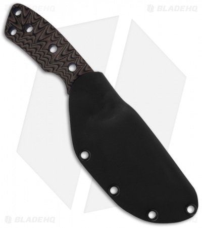 James McGowan Aggressor Fixed Blade Knife G-10 (4" Bead Blast Plain)