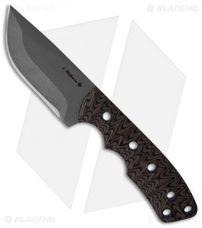 James McGowan Aggressor Fixed Blade Knife G-10 (4" Bead Blast Plain)