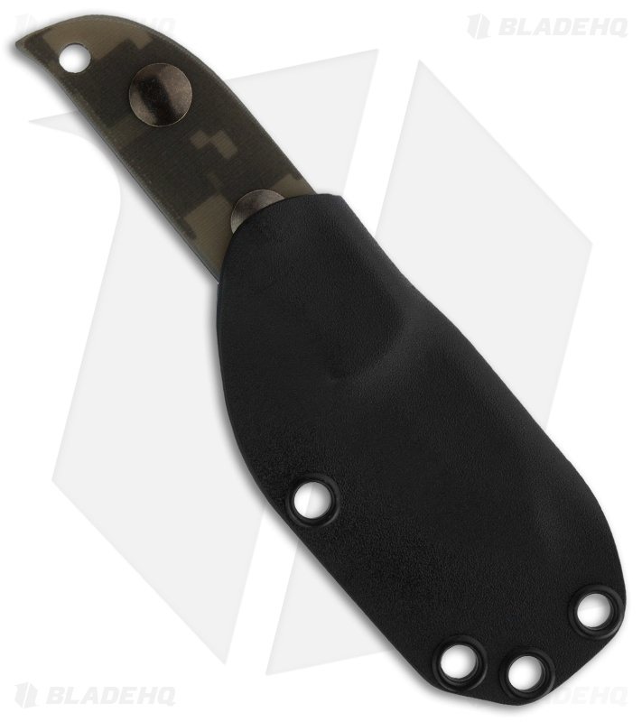 James McGowan Custom Utility Fixed Blade Neck Knife G-10 (1.875" Plain)