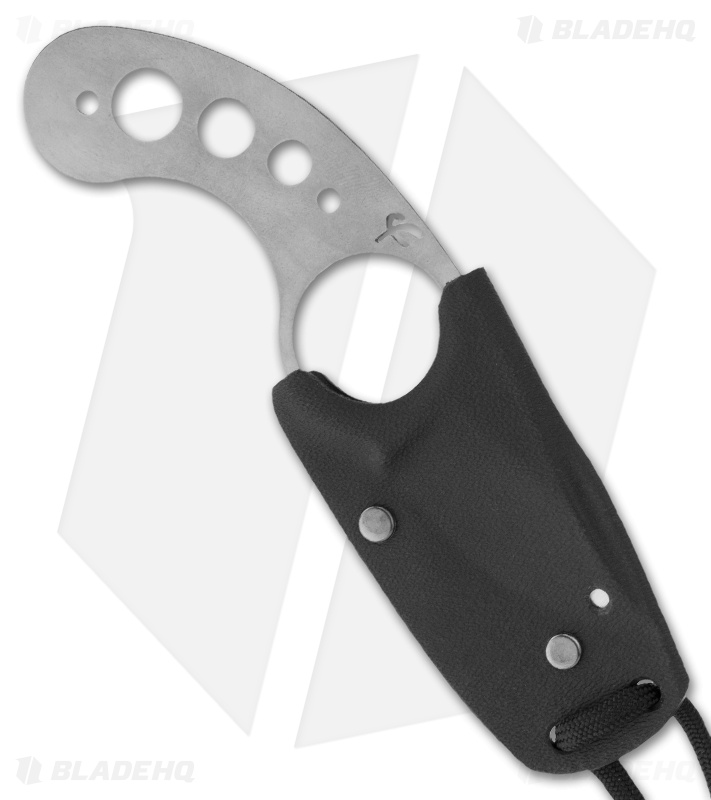 Fred Perrin La Griffe Bowie Neck Knife Fixed Blade (2" Satin Plain)