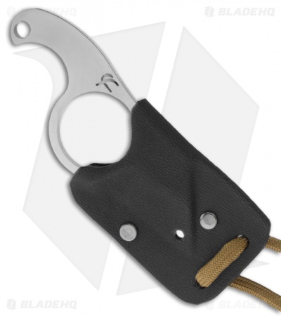 Fred Perrin Le Shark Neck Knife Fixed Blade (1.375" Satin Plain)