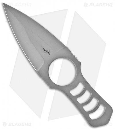 Dirk Pinkerton Custom BroadHead Dagger Neck Knife (2.75" Bead Blast Plain)