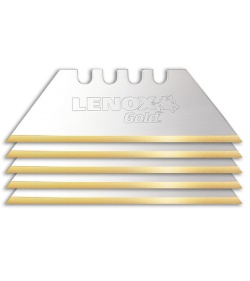 Lenox Gold Titanium Edge Utility Razor Blade (Pack of 5) for Rexford RUT