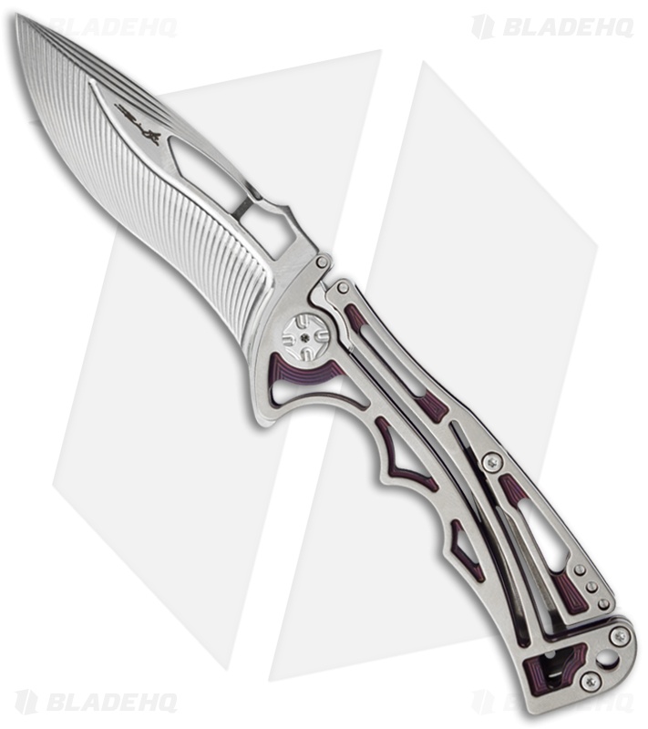 Brian Tighe Custom Tighenee Nirk Purple Knife (3.25" Satin)