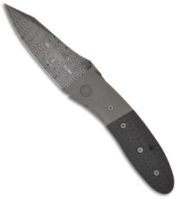 RARE Microtech Lightfoot Compact Combat LCC Custom Damascus D/A Automatic Knife