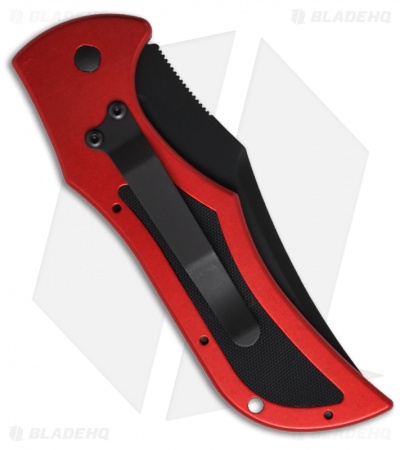 Paragon Apex Persian Style Red Automatic Knife (Black PLN)