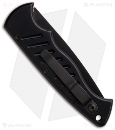 Piranha Pocket Automatic Knife Black Tactical (3.2" Black)