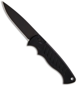 Piranha Pocket Automatic Knife Black Tactical (3.2" Black)