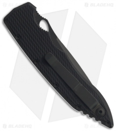 Piranha Mini Predator Black Tactical Automatic Knife (3.5" Black)
