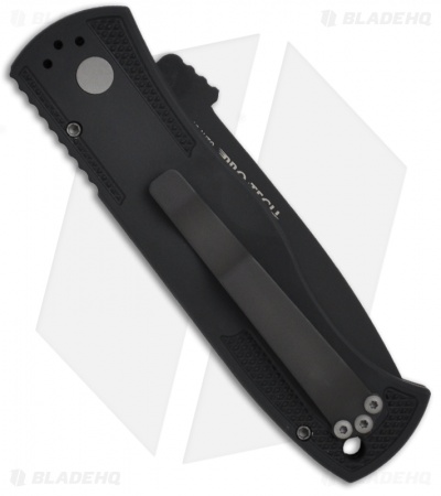 Pro-Tech Emerson CQC-7 Tanto Automatic Knife Knurled (3.25" Black Serr)