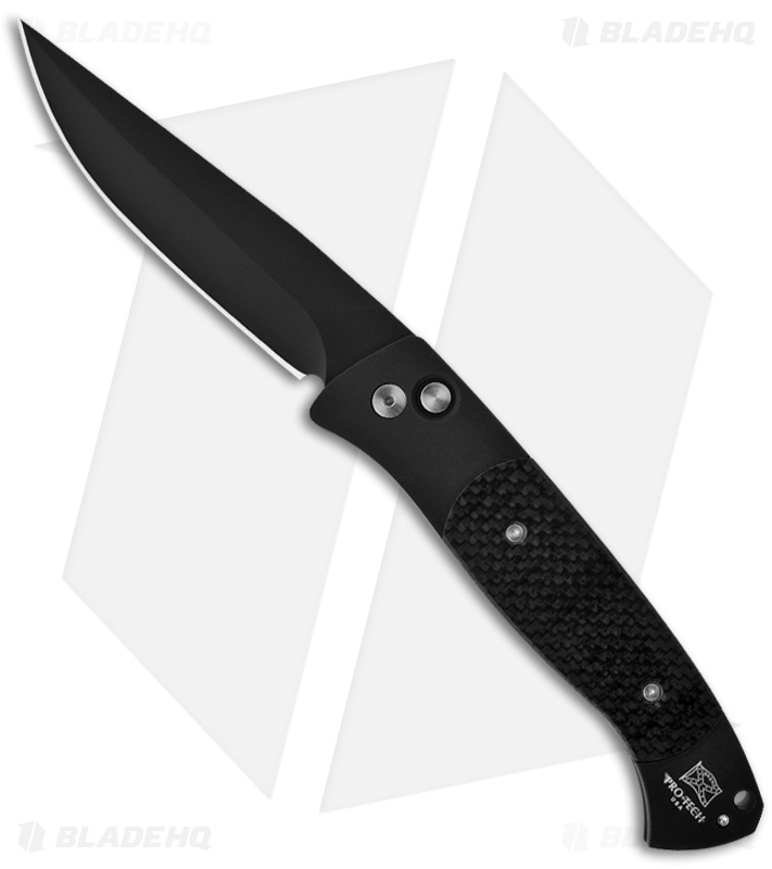 Protech Brend 1 Large Automatic Knife Carbon Fiber (4.6" Black) 1105