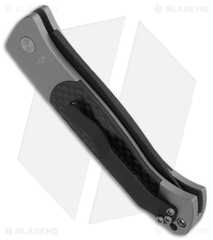Protech Brend 2 Small Automatic Knife Carbon Fiber (2.9" Black) 1202-CF