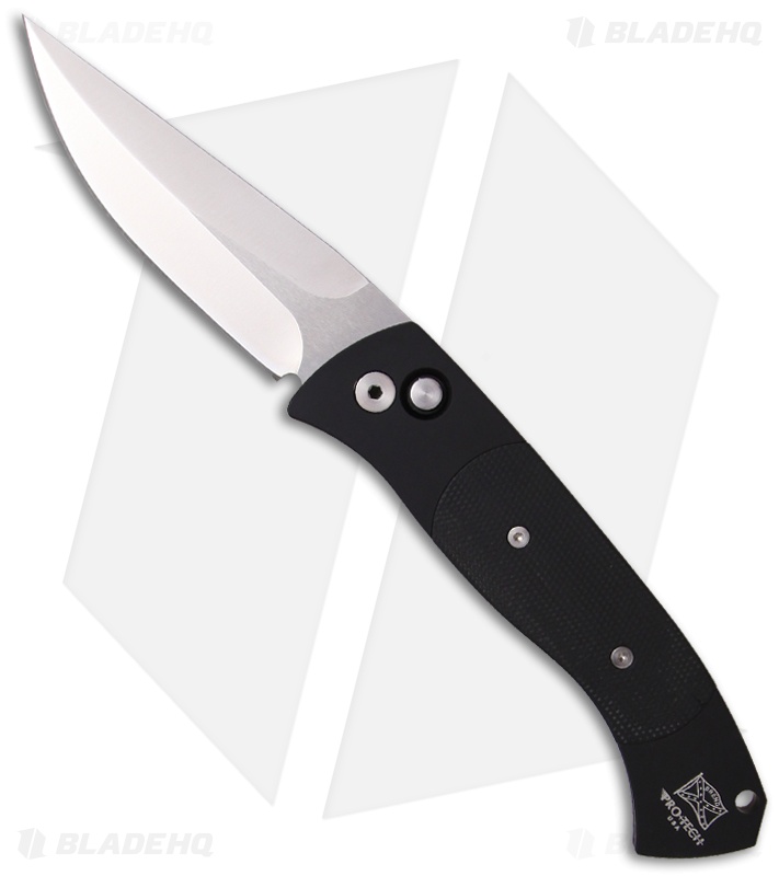 Pro-Tech Brend 3 Medium Automatic Knife Black G-10 (3.75" Satin) 1300