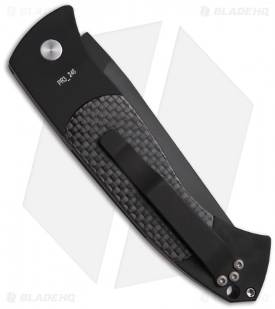 Pro-Tech Brend 3 Medium Automatic Knife Carbon Fiber (3.75" Black)