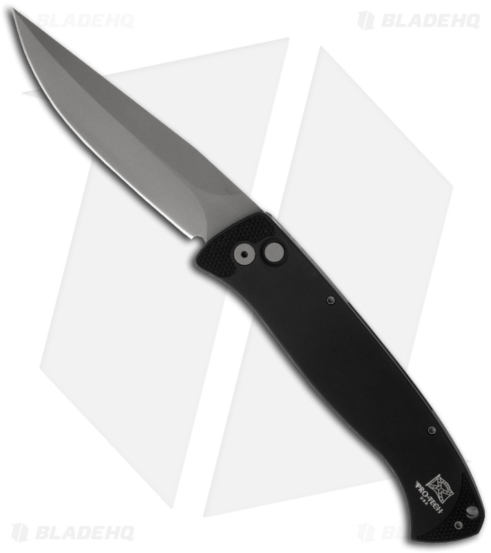 Pro-Tech Brend 1 Large Automatic Knife Black (4.6" Bead Blast) 1120