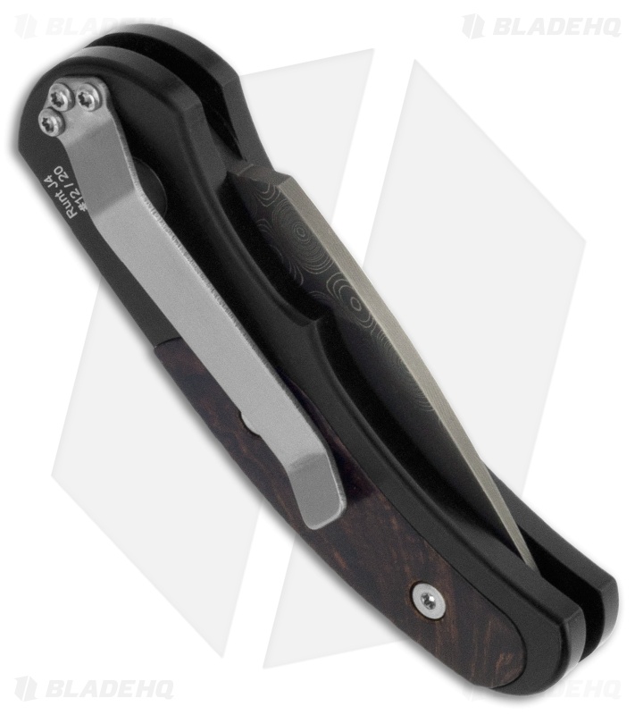 Pro-Tech Custom J4 Runt Automatic Desert Ironwood (1.94" Damascus) 4450-DIW