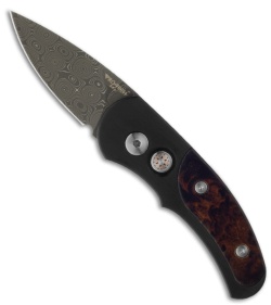 Pro-Tech Custom J4 Runt Automatic Desert Ironwood (1.94" Damascus) 4450-DIW