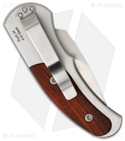 Pro-Tech Steel Runt J4 Knife w/ Cocobolo (1.94" Satin Plain) 4457-C