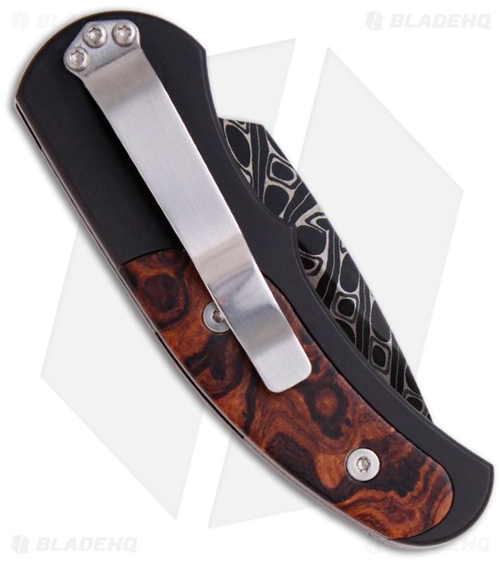 Pro-Tech Custom J4 Runt Automatic Desert Ironwood (1.94" Damascus) 4500 DIW