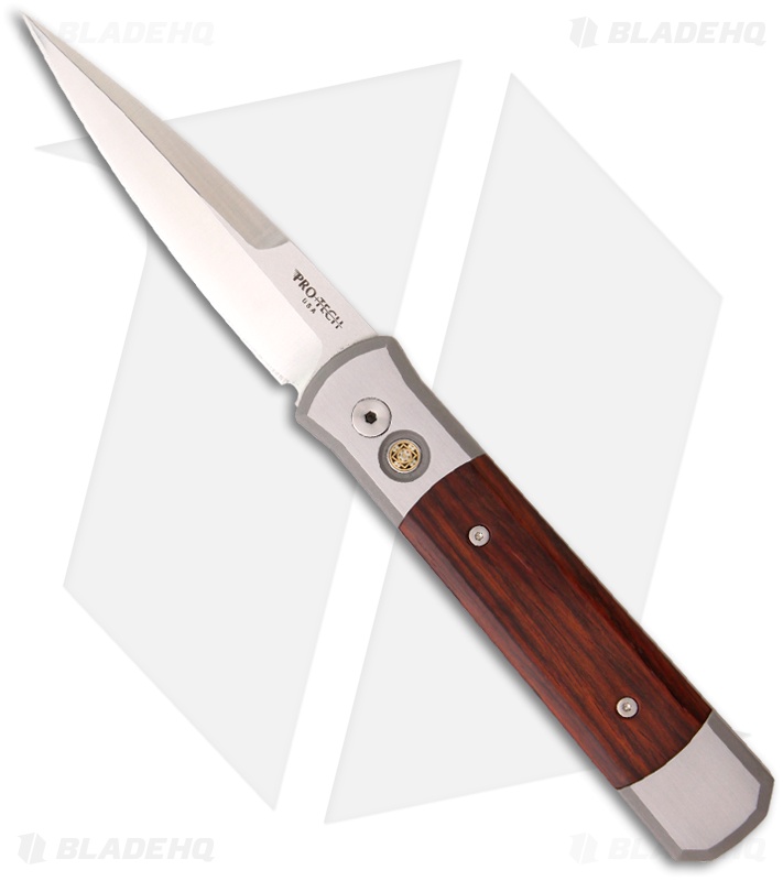 Protech Custom Steel Godfather Knife w/ Cocobolo (4