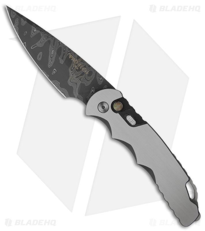 Pro-Tech TR-4 Steel Custom Tactical Response Knife (4" Nichols Damascus)