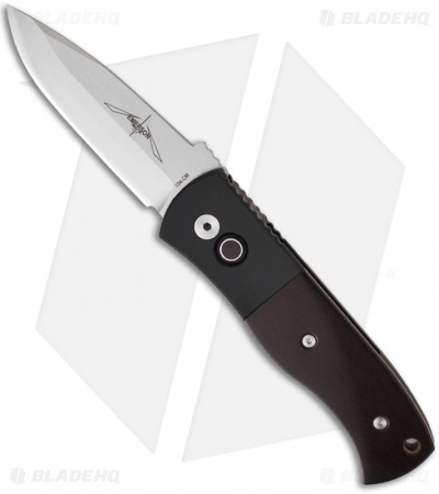 Emerson Pro-Tech CQC7-A Automatic Knife w/ Burgundy Micarta (3.25" Stonewash)