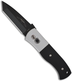 Pro-Tech Emerson Custom Steel CQC-7 Automatic Knife Black G-10 (3.25" Black)