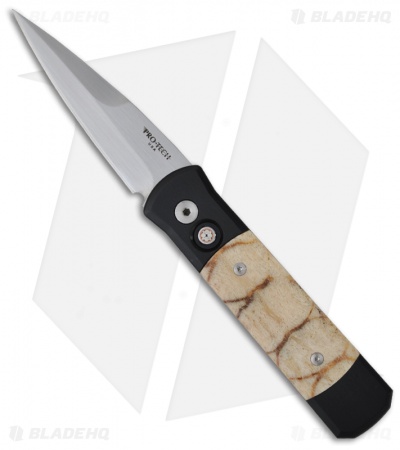 Pro-Tech Godson Custom Tiger Coral Automatic Knife (3.15" Satin)