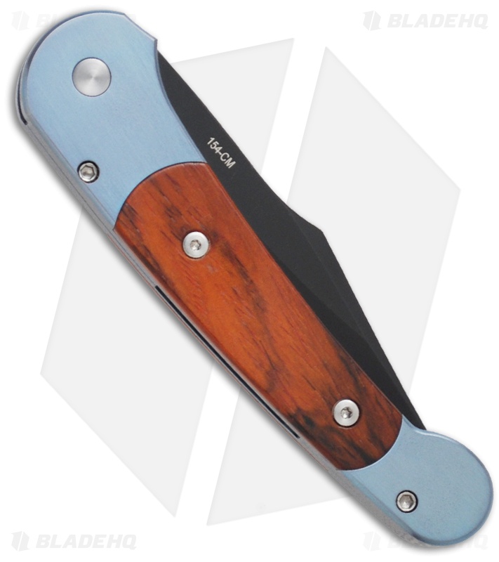 Pro-Tech Monaco Custom Titanium Automatic Knife w/ Cocobolo Wood (3.3" Black)
