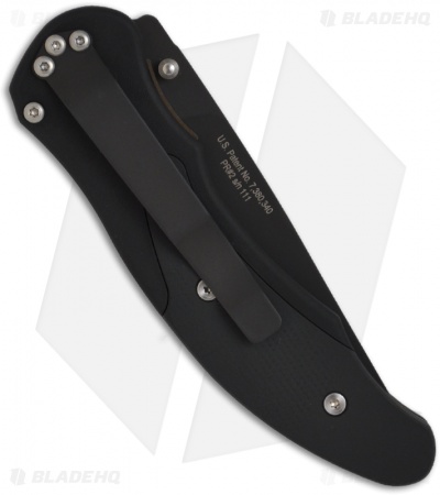 Pro-Tech Defiance D/A Automatic Knife w/ Black G-10 (3.5" Black Serr) 1802 P.S.