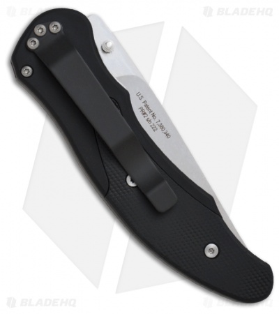 Pro-Tech Defiance D/A Automatic Knife w/ Black G-10 1801 (3.5" Stonewash Plain)