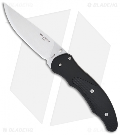 Pro-Tech Defiance D/A Automatic Knife w/ Black G-10 1801 (3.5" Stonewash Plain)