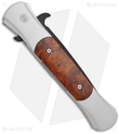Pro-Tech Large Don Automatic Knife Desert Ironwood (4.5" Black) 1908-DIW