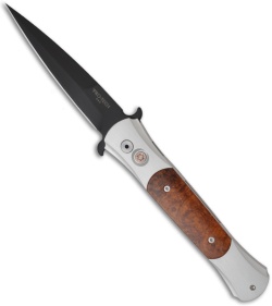 Pro-Tech Large Don Automatic Knife Desert Ironwood (4.5" Black) 1908-DIW