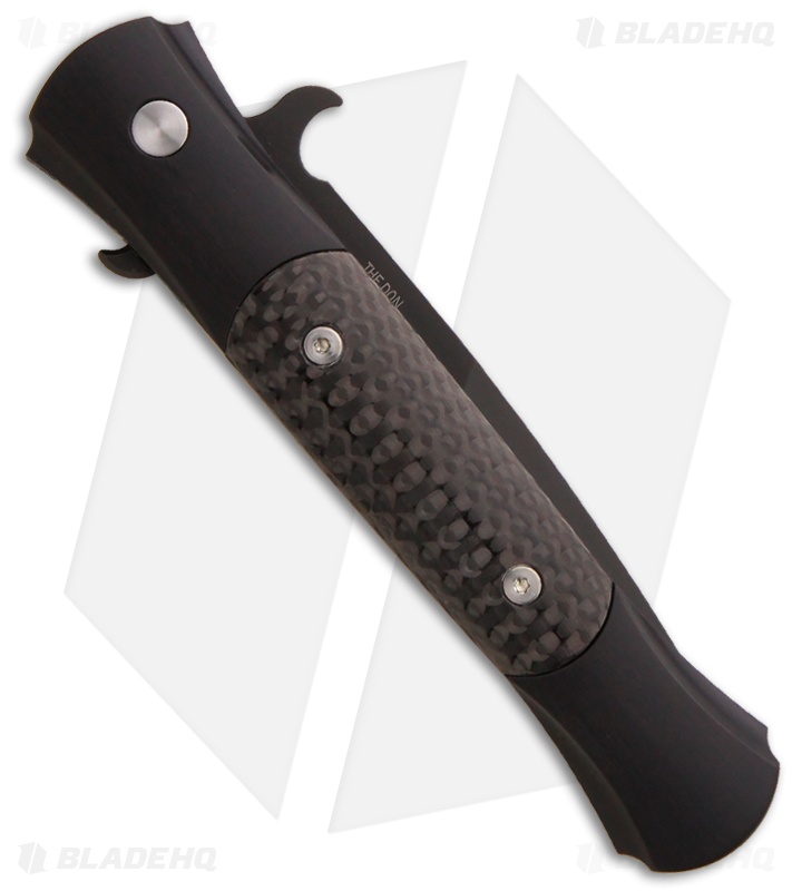 Pro-Tech The Don Automatic Knife Black/Carbon Fiber (3.5" Black) 1705